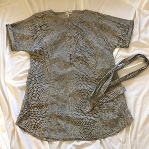 Old Navy animal print tunic top